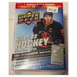 2021-22 Upper Deck Hockey Series 1  Six Pack Box - New/Sealed - w/ Young Guns and Canvas