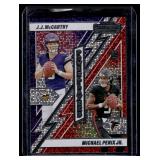 JJ McCarthy / Michael Penix RC Foil 2024 Contenders Power Players #21 Rookie Football Card