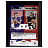 JJ McCarthy / Michael Penix RC Foil 2024 Contenders Power Players #21 Rookie Football Card