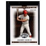 Johnny Bench /559 2007 Topps Triple Threads #14 Sepia Numbered 330/559 baseball Card