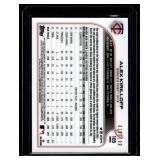 Alex Kiriloff /199 Aqua Refractor 2022Topps Chrome #105 Numbered 19/199 Minnesota Twins Baseball Card