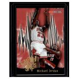 Michael Jordan Earth Shakers 1996 NBA Hoops #358 Basketball Card