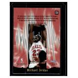 Michael Jordan Earth Shakers 1996 NBA Hoops #358 Basketball Card