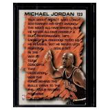 Michael Jordan 1996-97 Fleer Hardwood Leader #123 Basketball Card