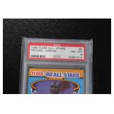 1990-91 Fleer All Stars Michael Jordan #5 PSA 8