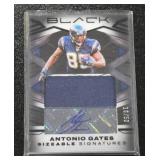 2022 Panini Black Sizeable Signatures Antonio Gates Autograph 16/50 | Only 50 Exist!