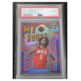 2021-22 Optic My House Purple Holo Jalen Green #17 PSA 10 Rookie Card