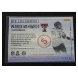 2017 Prestige NFL Passport Patrick Mahomes #5 Rookie Card