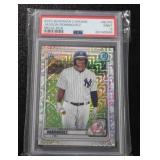 2020 Bowman Chrome Mega Box Refractor Jasson Dominguez #BCP8 PSA 9 Rookie Card