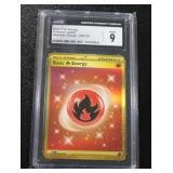 2023 Pokemon Obsidian Flames Gold Basic Fire Energy #230/197 CGC 9