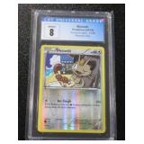 2015 Pokemon Ancient Origins Reverse Holo Meowth #61/98 CGC 8