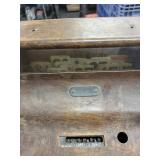 National Vintage Cash Register - Wooden Cabinet, Mid-Century