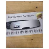 Rearview Mirror Car Recorder 1080P - 2.7-Inch LCD, 360° Lens, TF Card 32GB