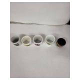 Vintage Cartoon Egg Cups - Lot of 5