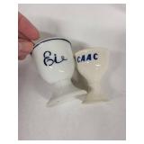 Egg Cups - Vintage Souvenir Set (Lot of 5) - Disney & City Prints