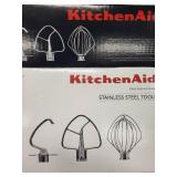 KitchenAid Stand Mixer Attachments - 3-Piece Set includes 1 Stainless Steel and Two Coated Mixer Attachements
