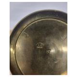 Brass Oil Lamp Set - World Gifts India - 3-Piece Engraved Floral Decor