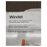 Kohler Windet 3-in-1 Multifunction Shower System - Vibrant Brushed Nickel Finish