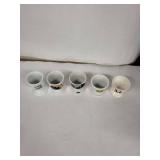 Vintage Egg Cups - Assorted Designs (Lot of 5)