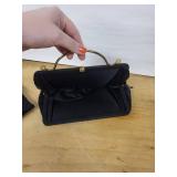 Handbags & Clutches - Beaded Black Clutch, Sequined Clutch, Satin Clutch, Beige Chick Tote