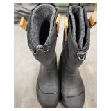 Kamik Snow Boots - Black Waterproof Winter Boots - Size US 6