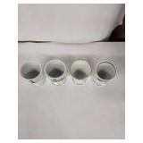 Porcelain Egg Cups - Vintage Set of 4 With Paris Eiffel Tower & European Landmarks