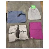 Unigear Ski Goggles Blue & Black with 2 Pouches & Minus33 Merino Wool Beanie & Purple Neck Gaiter