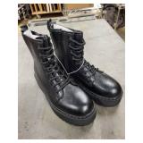 New Boots - Memory Foam, Size 6.5, Black Leather