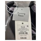 New Boots - Memory Foam, Size 6.5, Black Leather