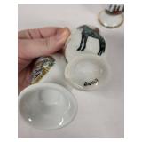 Vintage Japanese Egg Cups Set of 5 - Made in Japan with Neuschwanstein Castle & Munich Scenes