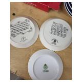 Blue Transferware Set - Assorted Animal/Scene Motifs