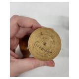 Vintage German Wooden Hand-Painted Egg Cups (Lot of 6)