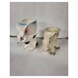 Carlton Ware Vintage Egg Cups - Assorted Animal Shapes, Set of 6, Made in England