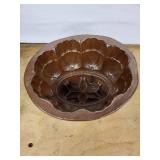 Vintage Stoneware Jelly Molds - Set of 4 Floral & Shell Designs