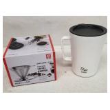 Zwilling Pour Over Dripper Size 02 (1-4 cups) & Sip Swell Travel Mug