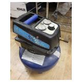 Campbell Hausfeld 4-Gallon Air Compressor 125 PSI with Yellow Coil Hose