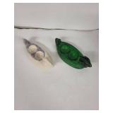 Duck-Shaped Egg Cups (Lot of 2) - Vintage Ceramic Egg Holders