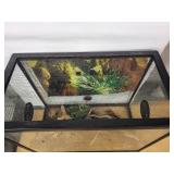Oceanic Glass Terrarium with Mesh Top - Rectangular Habitat for Small Reptiles