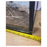 Oceanic Glass Terrarium with Mesh Top - Rectangular Habitat for Small Reptiles