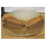 Charles Halling Potter Ceramic Bowl - Signed Studio Pottery, 15 in Diameter