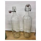 Assorted Glass Bottles & Jars (Lot of 5)
