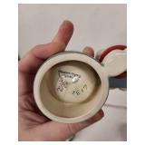 Vintage Ceramic Egg Cups - 3-Piece Set with Whimsical Figures, England