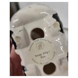 Vintage Vehicle Egg Cups - 5-Piece Ceramic Set Made in Taiwan