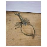 Metal Lobster Sculpture - Industrial Coastal Wall Art