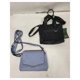 Wild Fable Crossbody Satchel Bags - Black & Powder Blue (Lot of 2)