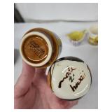 Palissy England Egg Cups - Vintage 6pc Assorted Floral & Cottage Motifs