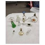 Shalimar & Guerlain Vintage Glass Perfume Bottles - Assorted Decanters & Miniatures