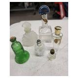Shalimar & Guerlain Vintage Glass Perfume Bottles - Assorted Decanters & Miniatures