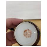 Goldcastle Hand-Painted Japan Ceramic Vases & Glass Bottles (Lot of 4)