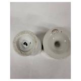 Dunn Bennett Co. Egg Cups - Vintage White with Gold Rim (Lot of 8)